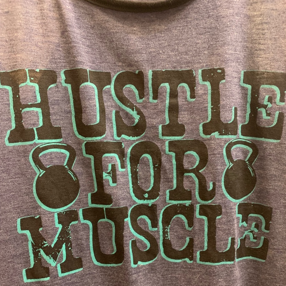Nwt woman’s workout tank size large navy with black piping